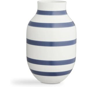 Vase Omaggio grand bleu acier