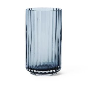 Vase en verre Lyngby bleu nuit 12,5 cm