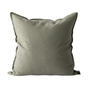 Taie Washed linen 50x50cm Olive