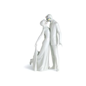 LLADRO Objet insolite & décoratif - LOVE I (BLOSSOMS) Porcelaine L 21cm x H 32cm