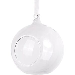 Boule de verre avec ruban ø10cm (Lot de 4)