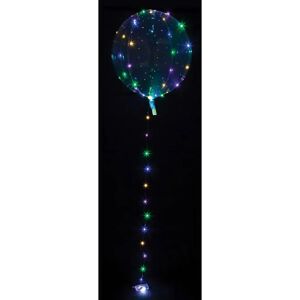 Amscan Ballon lumineux transparent à LED Multicolore ø40cm - Publicité