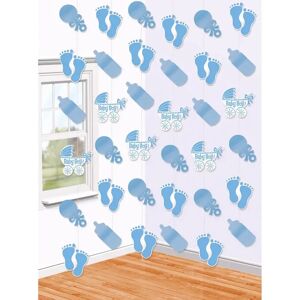 Amscan Décoration guirlande Baby Shower Garçon (Lot de 6) - Publicité