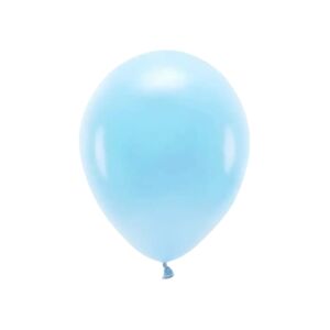 Party Deco Lot de 10 Ballons de Baudruche Biodégradables Bleu Clair - Publicité