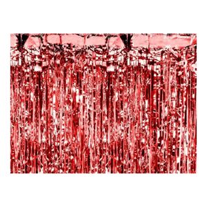 Party Deco Rideau scintillant Rouge - 90x250cm