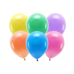 Party Deco Lot de 10 Ballons de Baudruche Biodégradables Multicolore - Publicité