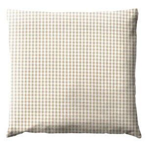 Stores-et-Rideaux.com Coussin Vichy Taupe