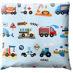 Stores-et-Rideaux.com Coussin Enfant Klaxon Bleu