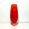 Grand vase empoli vintage des années 50 Rouge