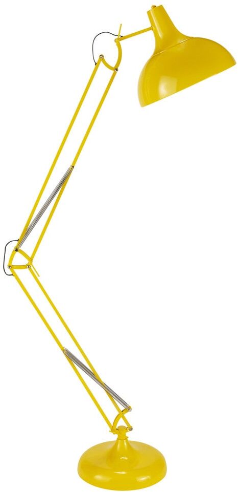 Maisons du Monde Lampadaire orientable en métal jaune