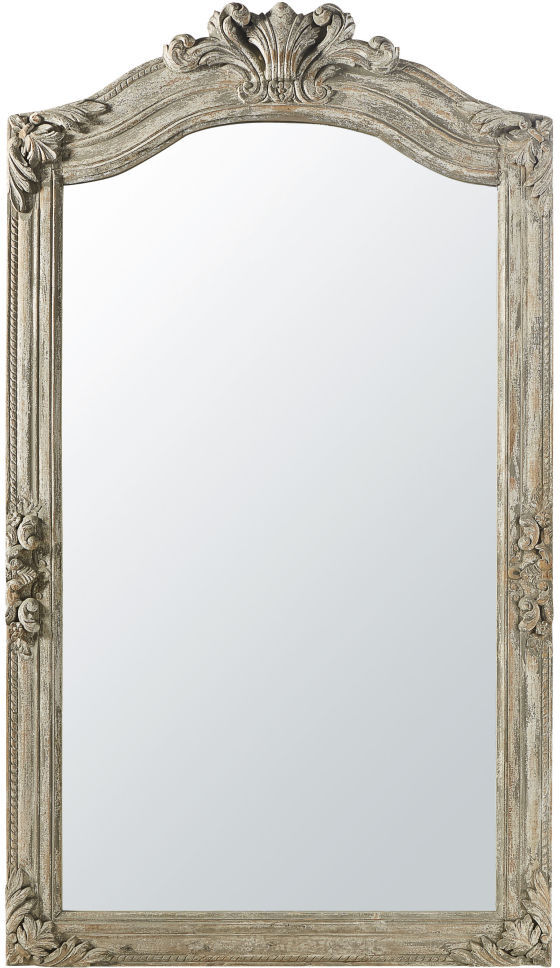 Maisons du Monde Miroir à moulures en manguier gris 123x220