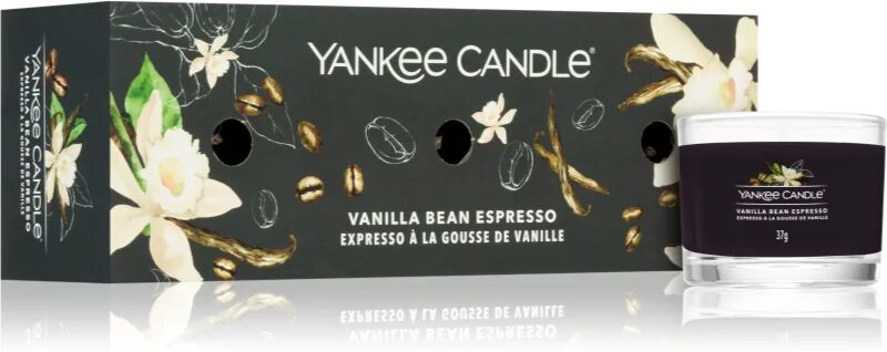 Yankee Candle Vanilla Bean Espresso coffret cadeau 3x37 g