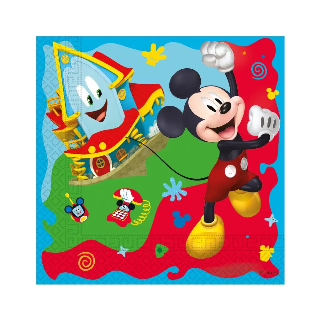 Serviette Mickey - Lot de 20