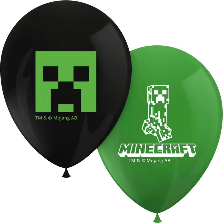 Ballon Minecraft - Lot de 8