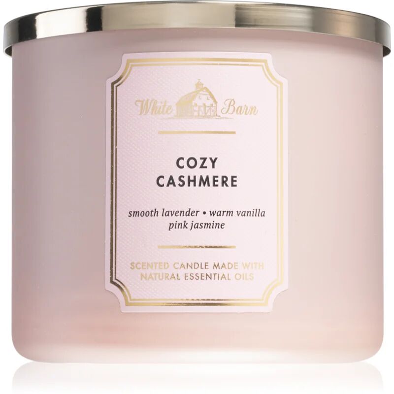 Bath & Body Works Cozy Cashmere scented candle With Essential Oils 411 g