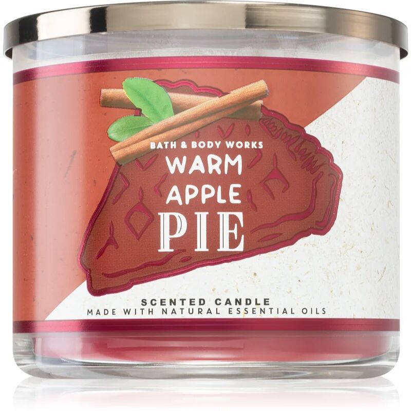 Bath & Body Works Warm Apple Pie scented candle 411 g