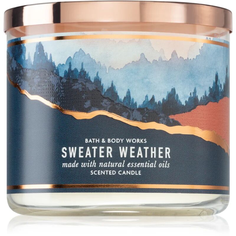 Bath & Body Works Sweater Weather scented candle With Essential Oils 411 g
