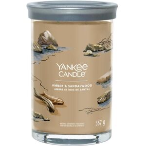 Yankee Candle Amber & Sandalwood - Candela Tumbler Signature Grande, 567g