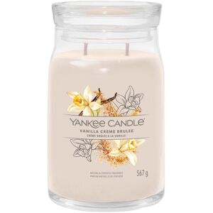 Yankee Candle Vanilla Creme Brulee - Candela Profumata Signature Grande, 567g