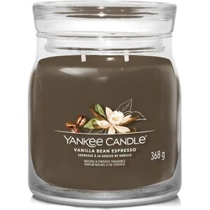 Yankee Candle Vanilla Bean Espresso - Candela Profumata Signature Media, 368g