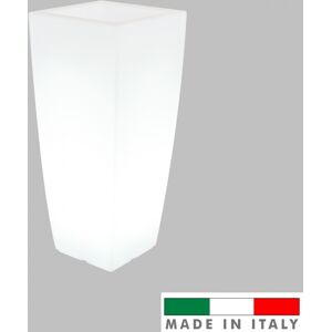 LEDDIRETTO Vaso Illuminabile Quadrato 40x40xH90cm, E27