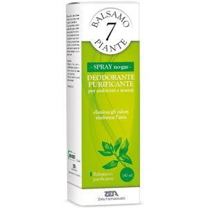 Zeta Farmaceutici Spa Balsamo 7 Piante Spray Purificante Ambiente e Tessuti 180ml - Profumo Naturale e Purificante