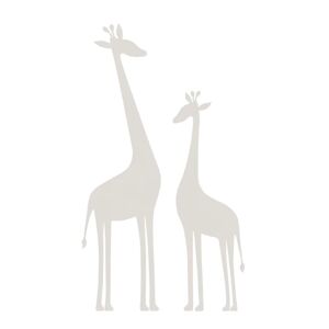 Esta Fotomurale  Giraffe colore grigio, 150 x 279 cm