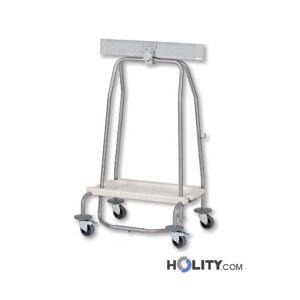 Carrello Portasacco Multiuso Per Biancheria Sporca H41022