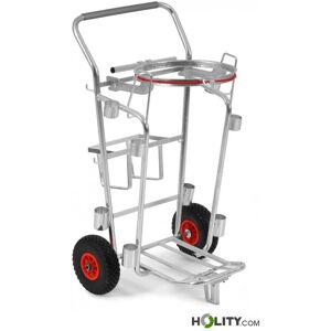 Carrello Per Operatore Ecologico Zincato H422_42