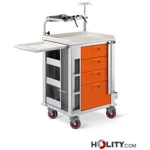 Carrello Emergenze Con 4 Cassetti H564_82