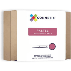 Connetix Palline Pastello in Legno 16 Pezzi