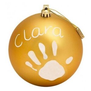 ART Pallina di Natale Christmas Ball GOLD / WHITE Kit Impronta Bambini -