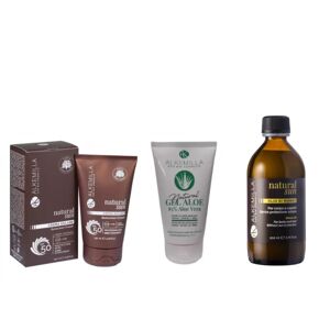 Alkemilla Set regalo Set Regalo Solare 50 + Olio Monoi + Gel di Aloe