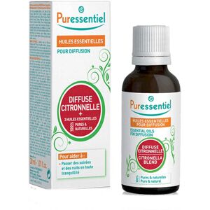 PURESSENTIEL Oli Essenziali Per Diffusione Citronella +3 Olii Essenziali 30ml