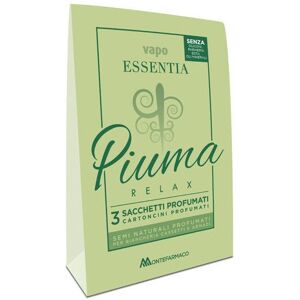 PUMILENE VAPO Vapo Essentia Piuma - Relax 1 Confezione Contenente 3 Sacchetti E 3 Cartoncini