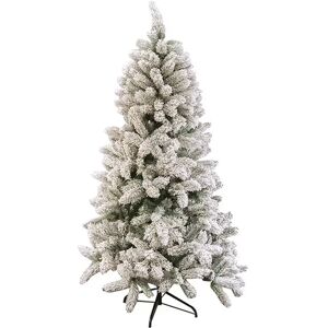 Viscio Trading Albero di Natale Gran Paradiso innevato 180cm verde e bianco Viscio