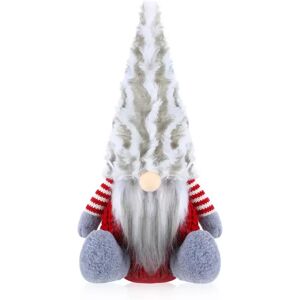 Gnomo di Natale 22cm di colore Rosso e Bianco Wisdom