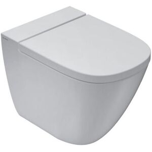 CERAMICA GLOBO Vaso a terra in ceramica 51x37 cm Globo Stockholm LA002BI Bianco Ceramica Standard