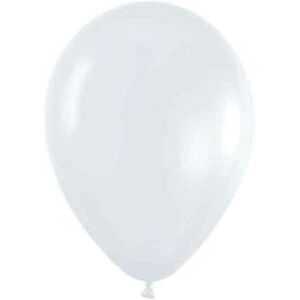 Graziano 20 Palloncini Lattice Bianco Medi 12'' 30 Cm