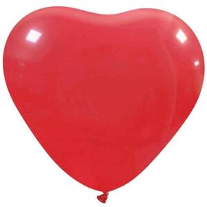 Rocca Fun Factory 100 Palloncini A Forma Di Cuore Lattice Rossi Medi 11'' 25 Cm