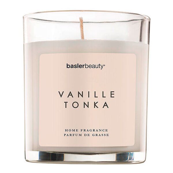 baslerbeauty candela profumata alla vaniglia tonka 160 g