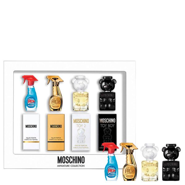 moschino miniature collection 4 x 5 ml