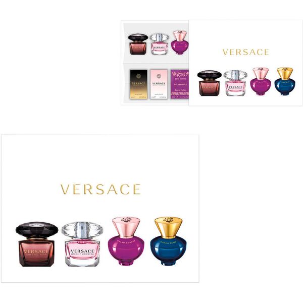 versace women miniature set 4 x 5 ml