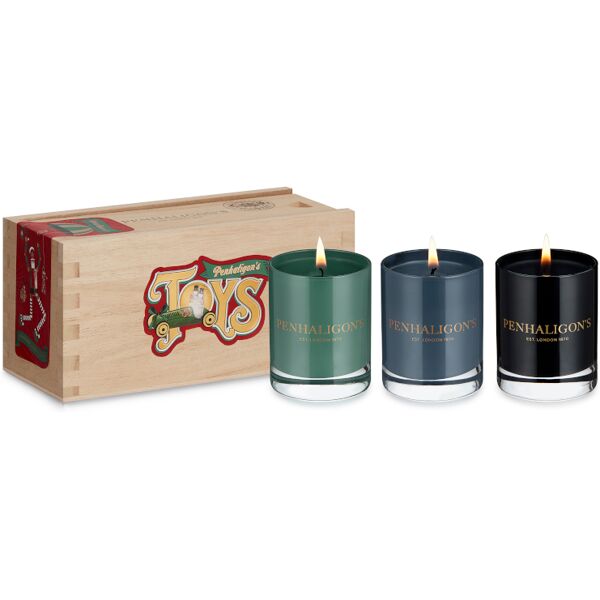 penhaligon's  penhaligon's home hooplas candle trio set 3 x 65 gr