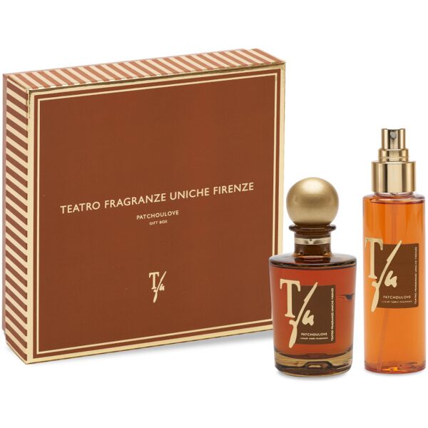 teatro fragranze uniche teatro fragranze uniche patchoulove 100 ml diffusore con bastoncini + 100 ml spray tessuto