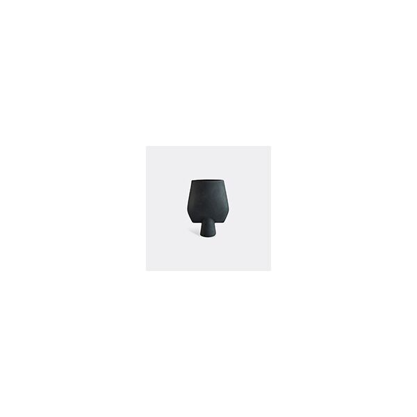 101 copenhagen 'sphere' vase, square, black