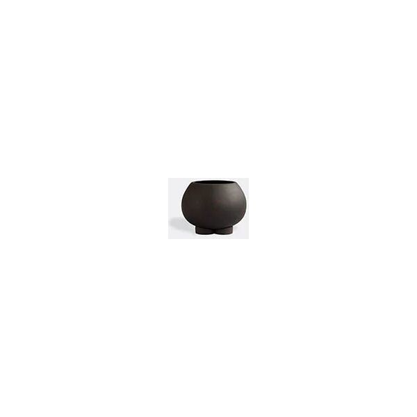 101 copenhagen 'urchin' plant pot, mini, dark grey