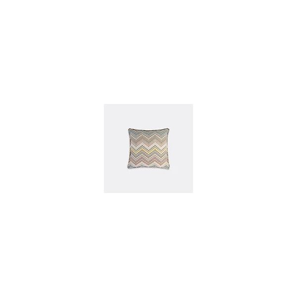 missoni 'milano' cushion, small, beige multicolor