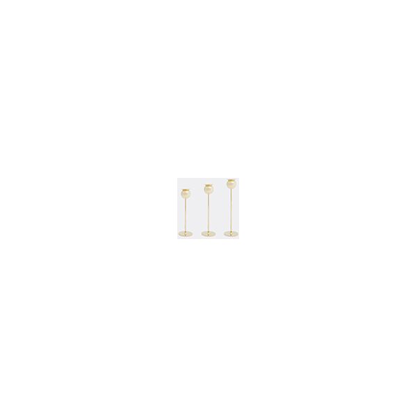 skultuna 'tulip' candlestick, set of 3