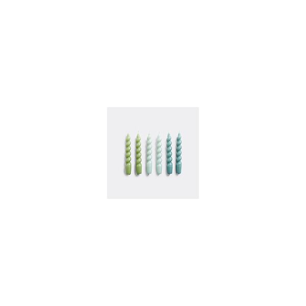 hay 'candle spiral', set of six, green